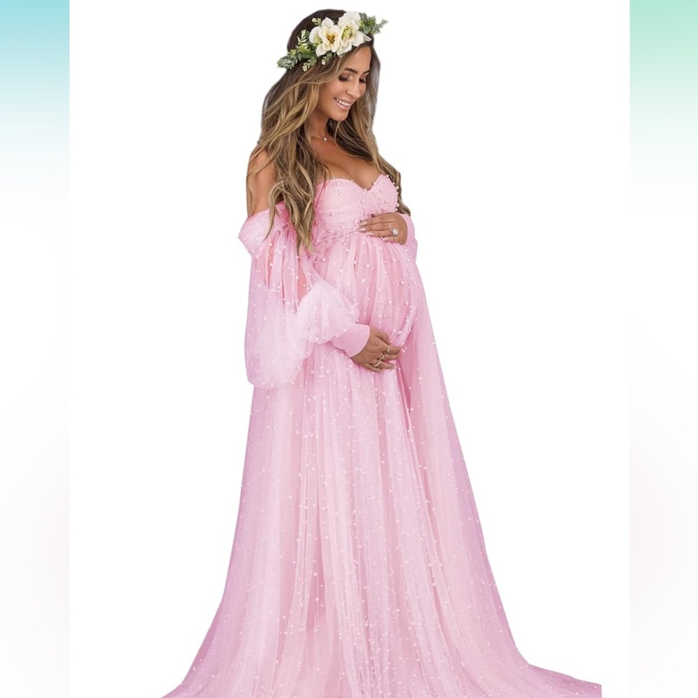 Maternity photo shoot dress